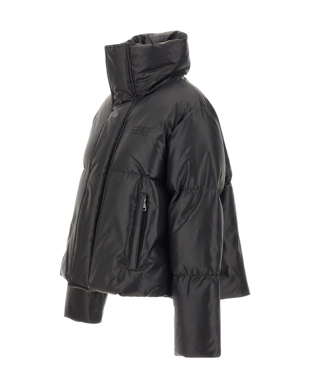 MM6 by Maison Margiela Black Padded Cropped Jacket