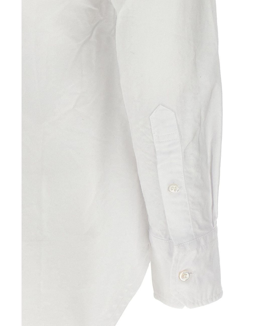 Thom Browne White Oxford Cotton Shirt