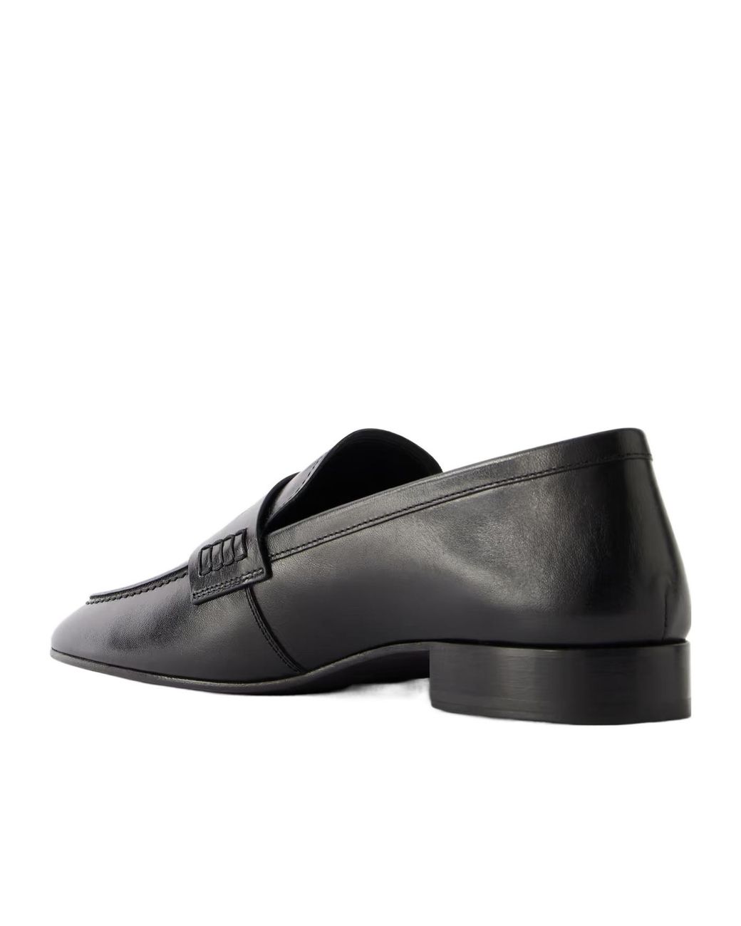 Dries Van Noten Black Penny Slip-On Flat Shoes