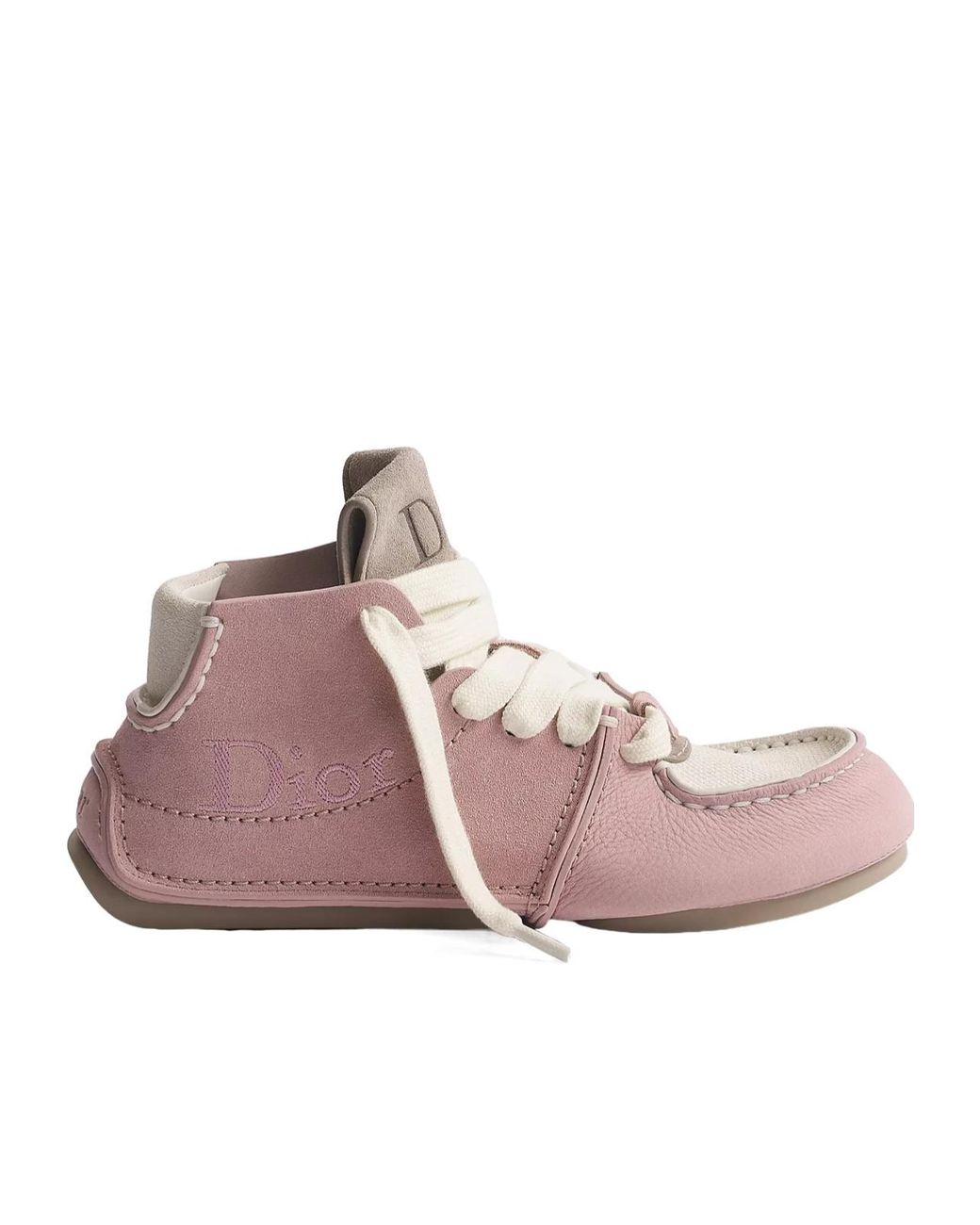 Dior Pink Roadie Lace-Up Boot