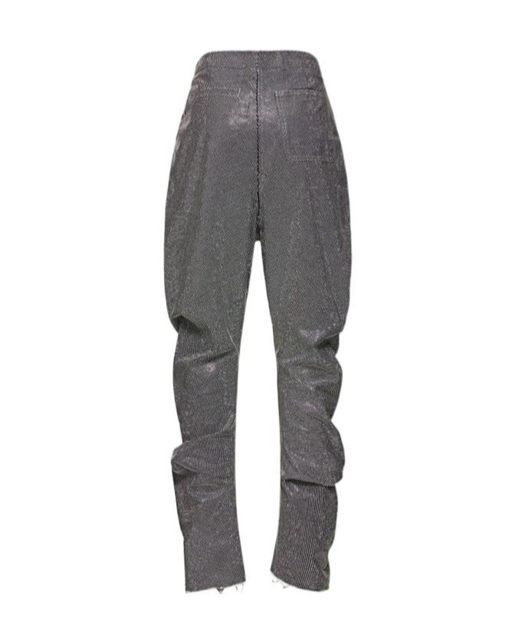 J.W. Anderson Gray Wiggle Studded Cotton Pants
