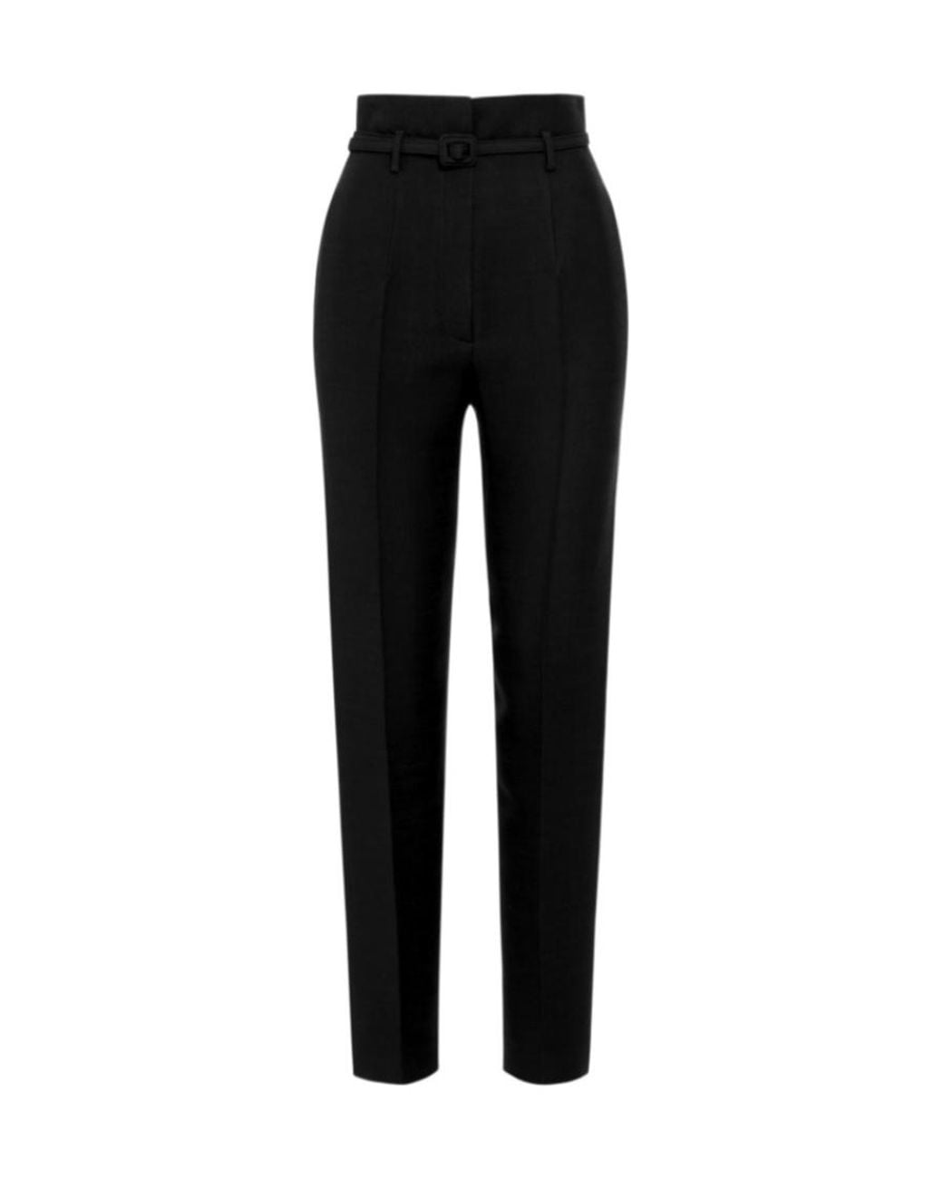 Dior Black Wool Casual Pants
