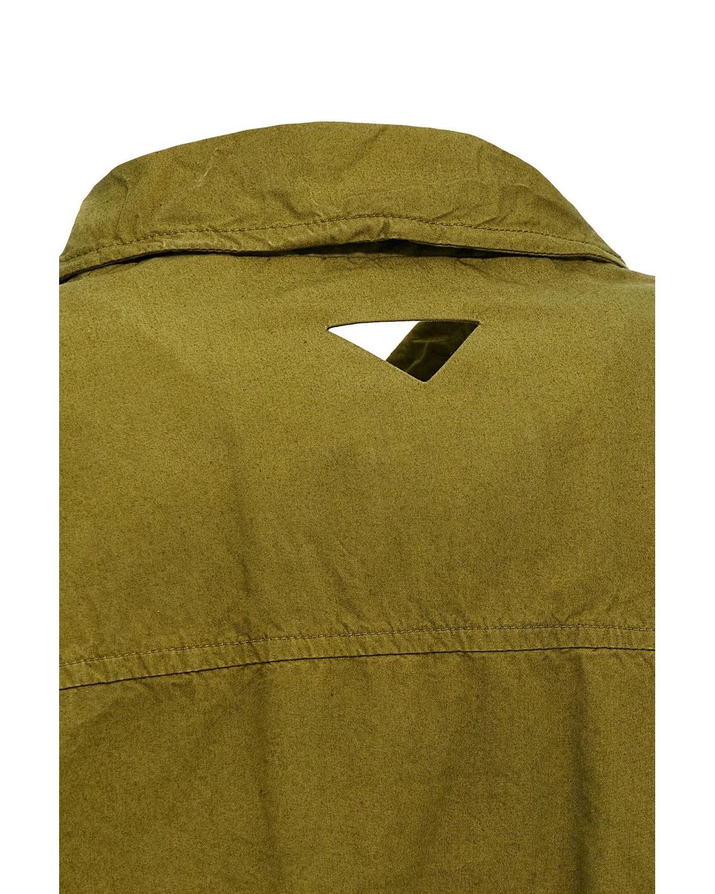 Prada Green Half-Zipped Long-Sleeved Jacket