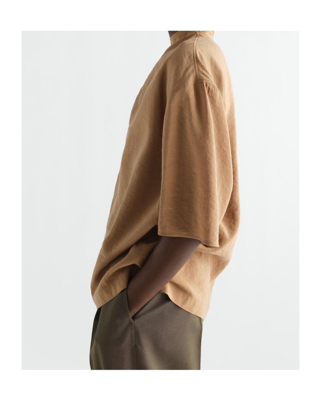 Lemaire Natural Soft Collar Top