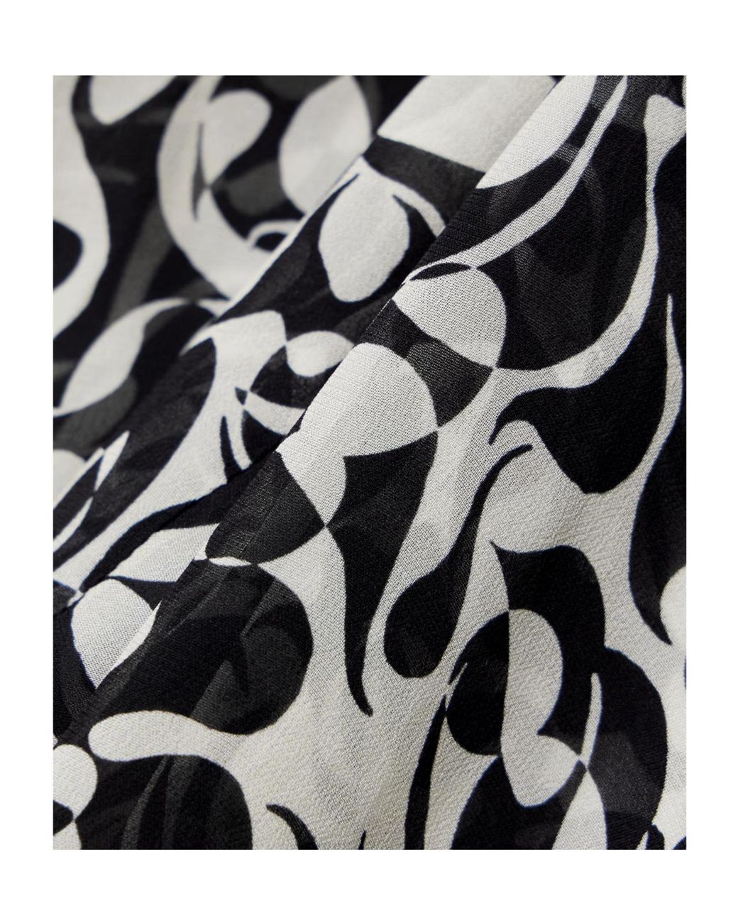Dries Van Noten White Printed High Waist Pants