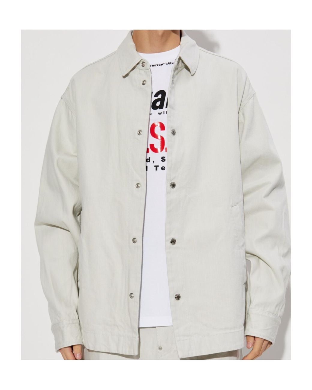 DSquared² White Icon New Generation Overshirt for men