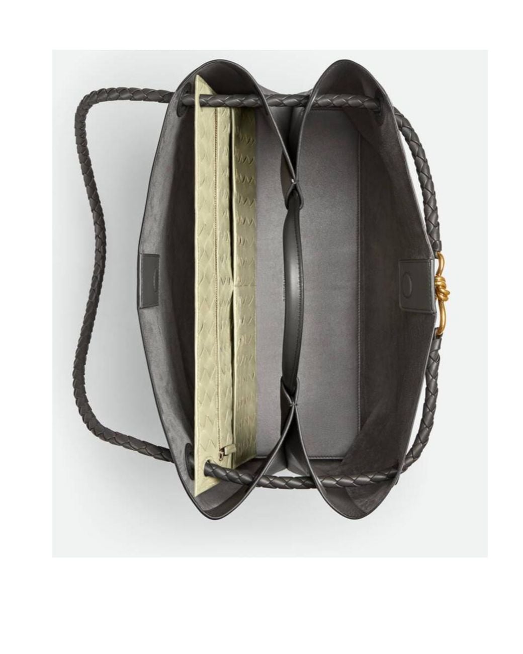 Bottega Veneta Gray Large Andiamo