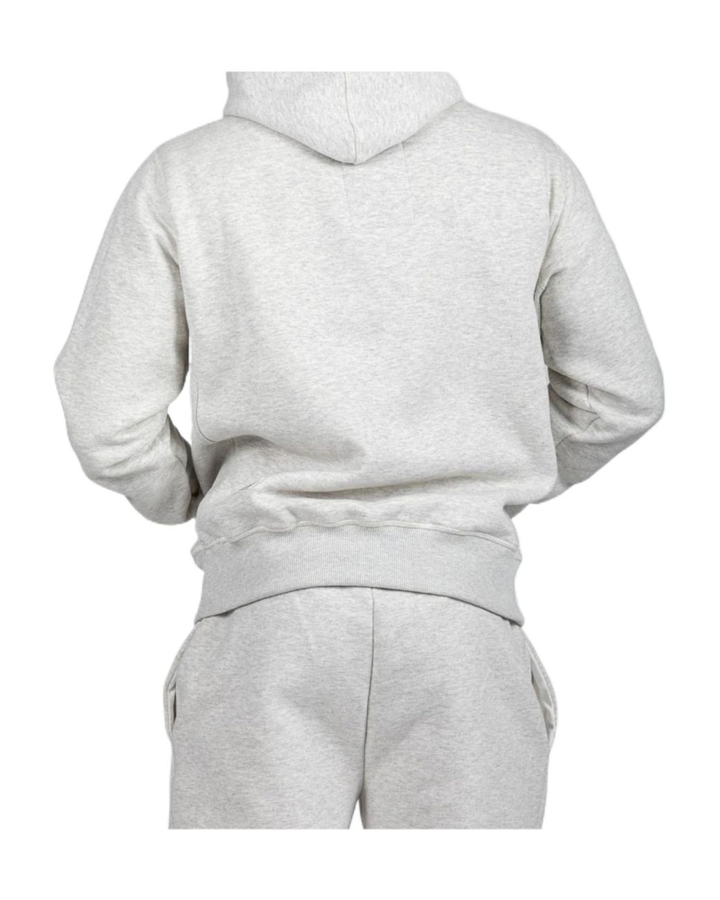 PODHIO Gray Long-Sleeve Hooded Sweatshirt for men