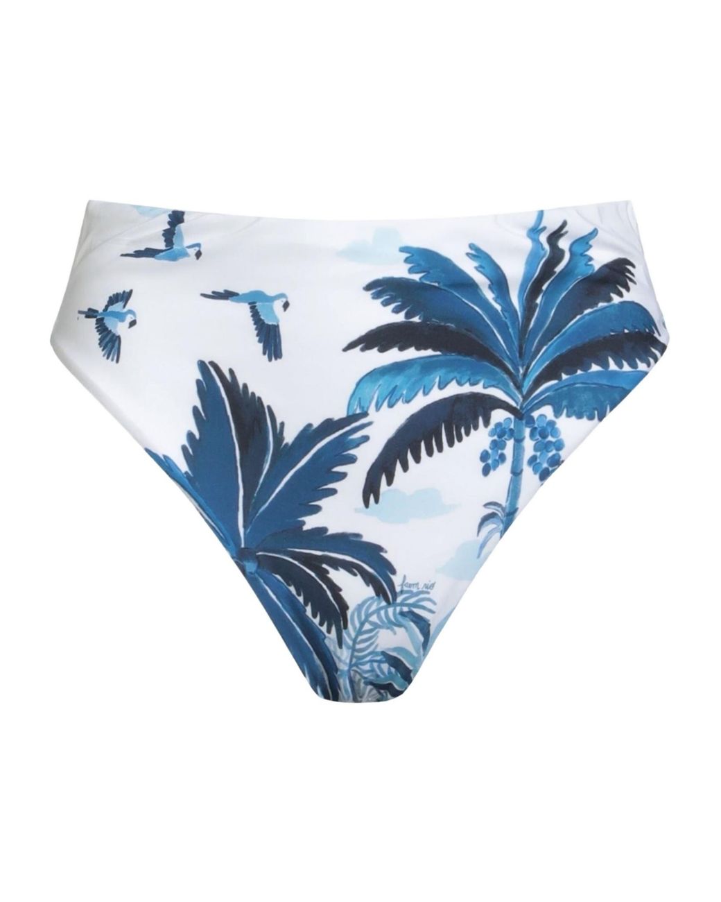 Farm Rio Blue High-Waisted Bikini