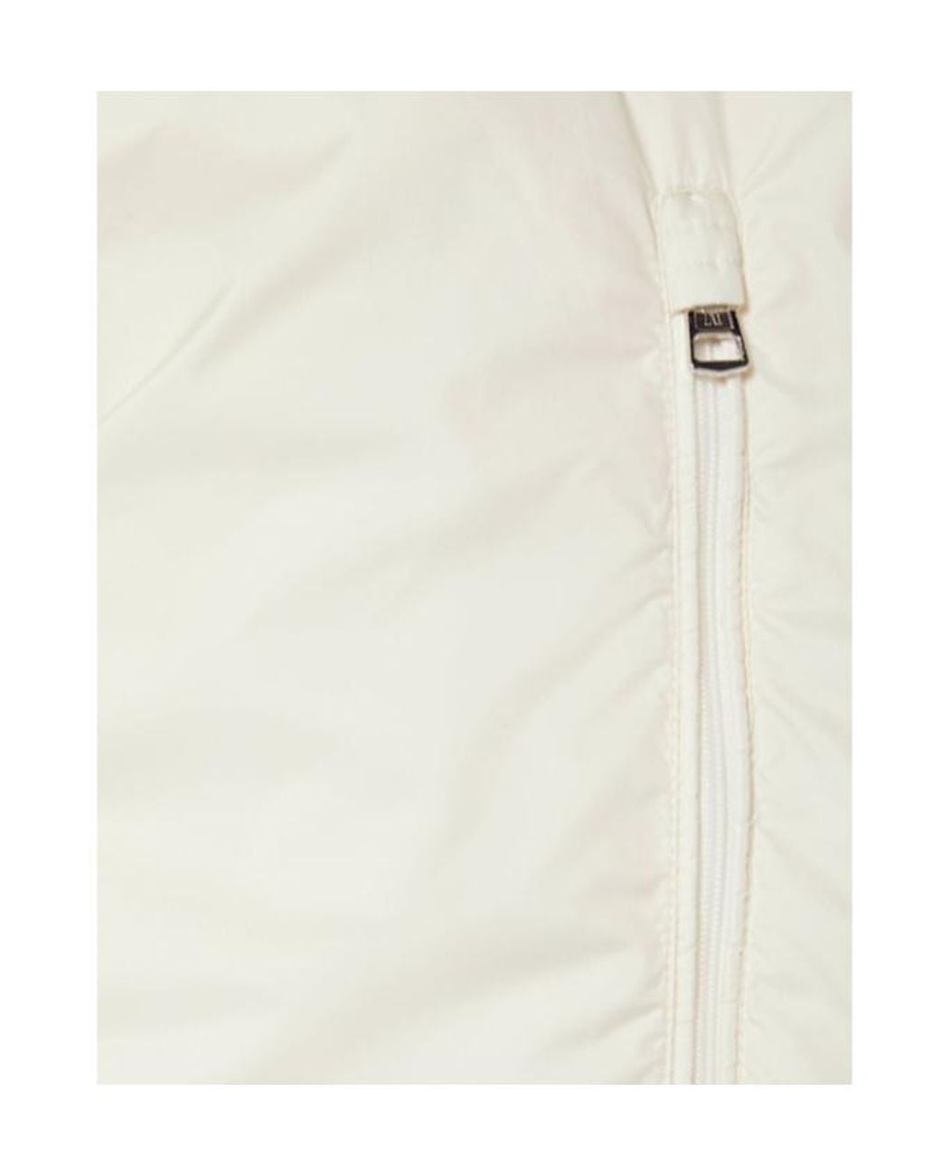 Moncler White Candes Tech Intarsia Down Jacket for men