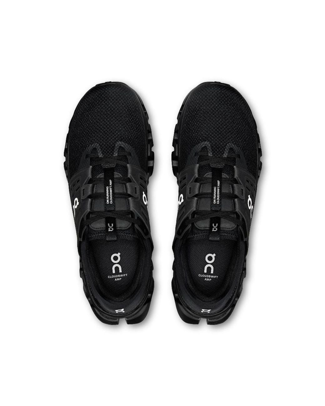 On Shoes Black Cloudswift Amp Running Shoes for men