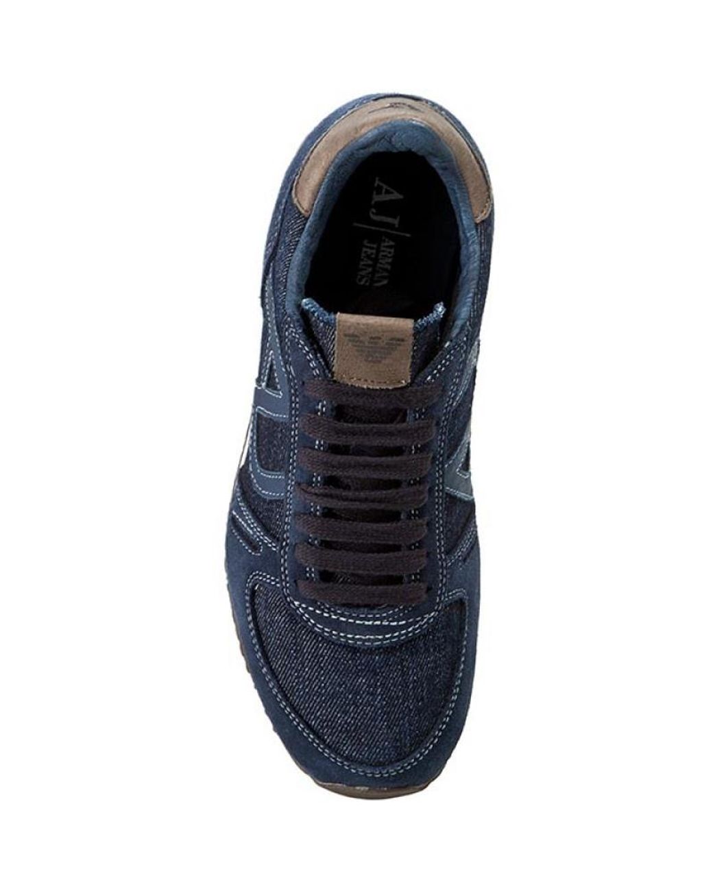 Armani Jeans Blue Logo Details Casual Sports Shoes for men