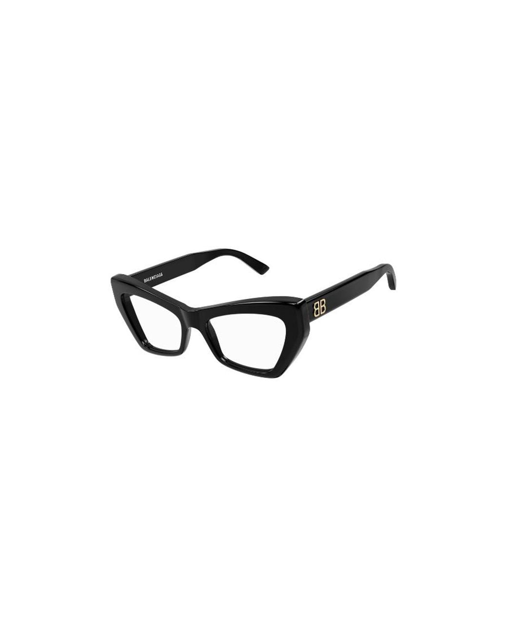 Balenciaga Black Eyewear Cat-Eye Frame Glasses