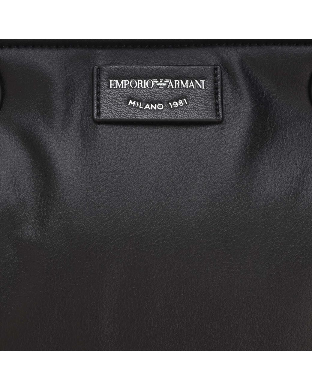 Emporio Armani Black Shopping Bag