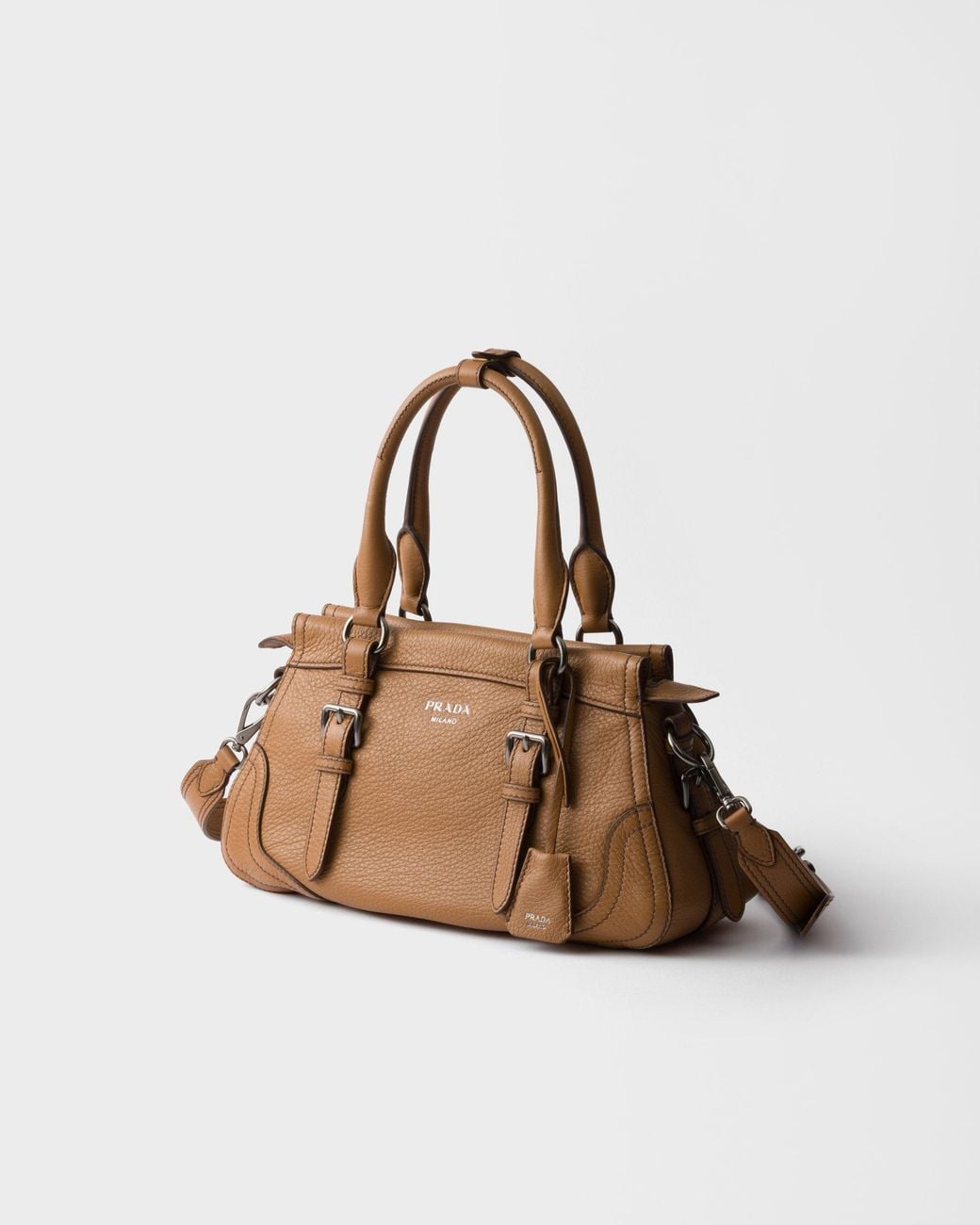 Prada Brown Large Leather Tote Bag