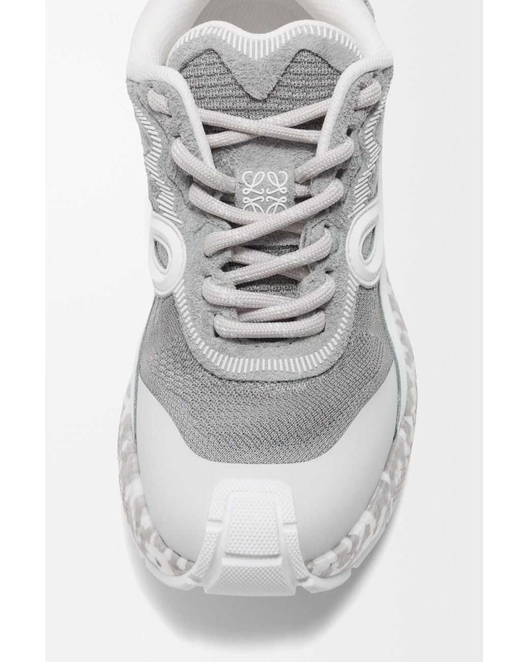 Loewe White Pogo Low-Top Sneakers