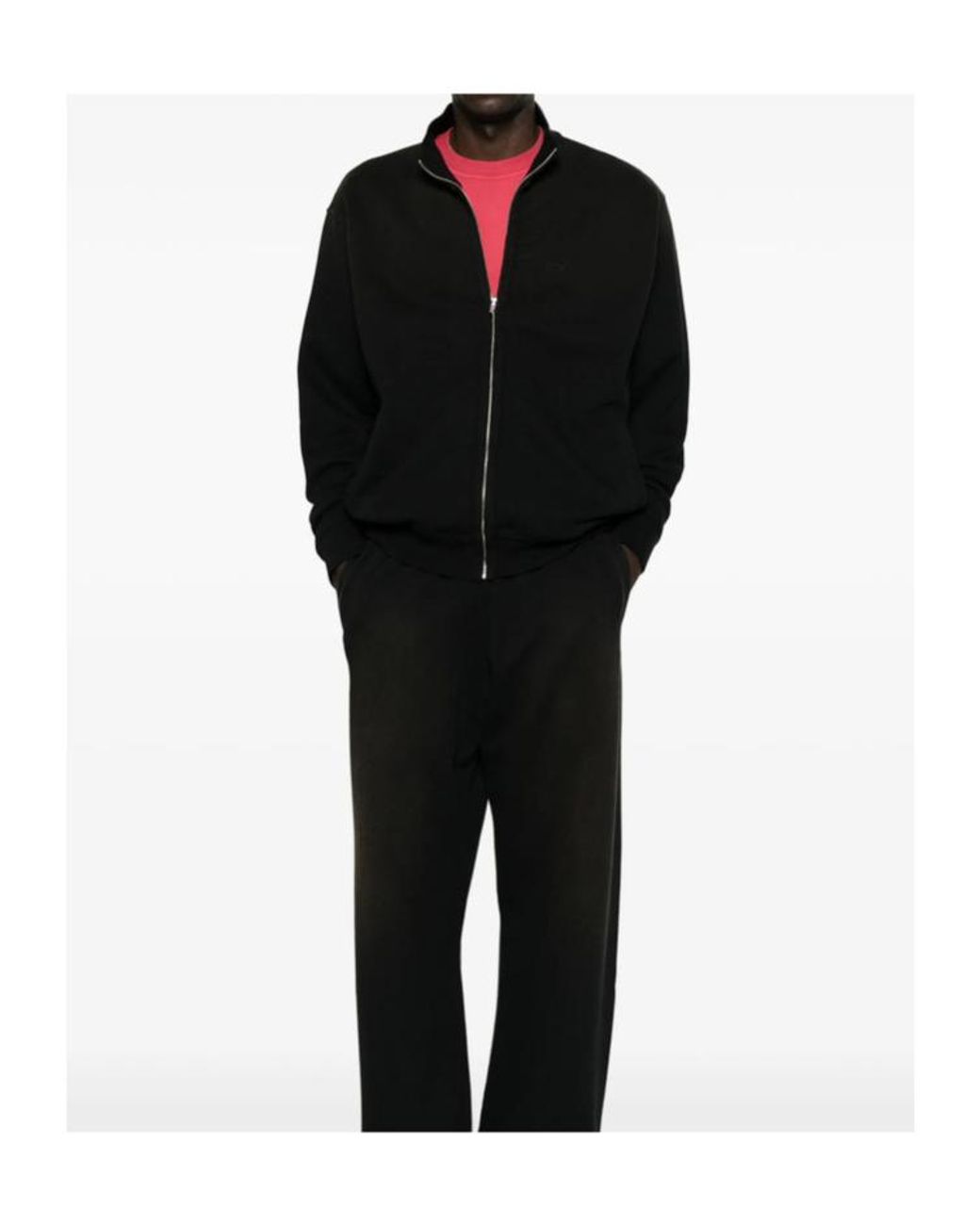 Arte' Black Long-Sleeve Sweatshirt for men