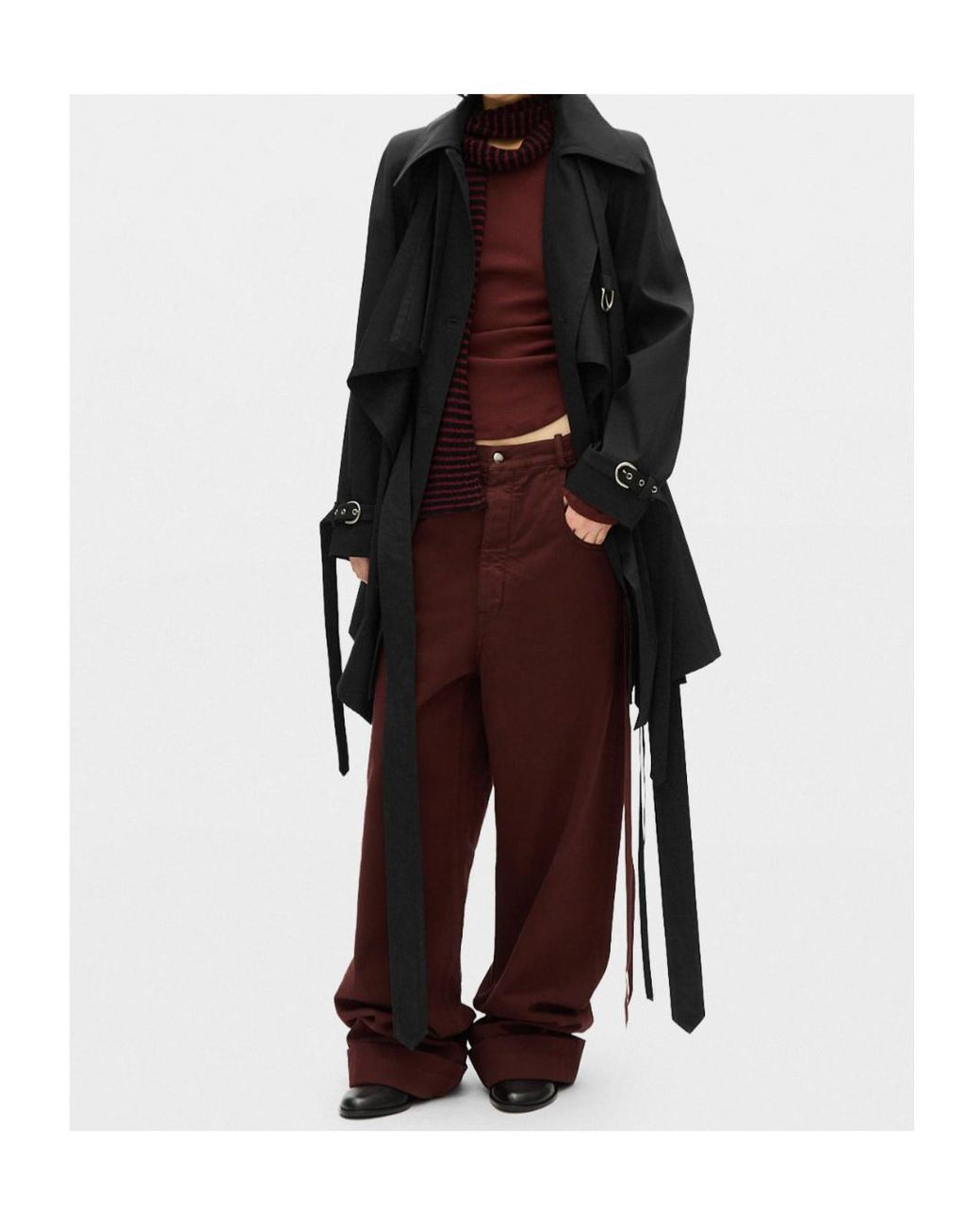 Ann Demeulemeester Purple Dot Wrinkled T-Shirt