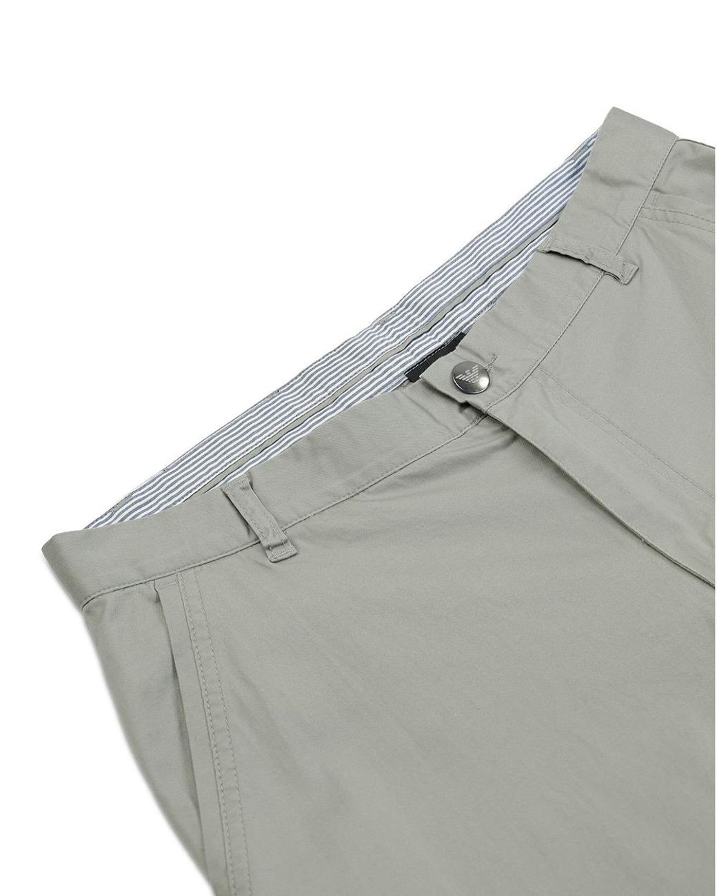 EA7 Gray Straight-Leg Casual Pants for men