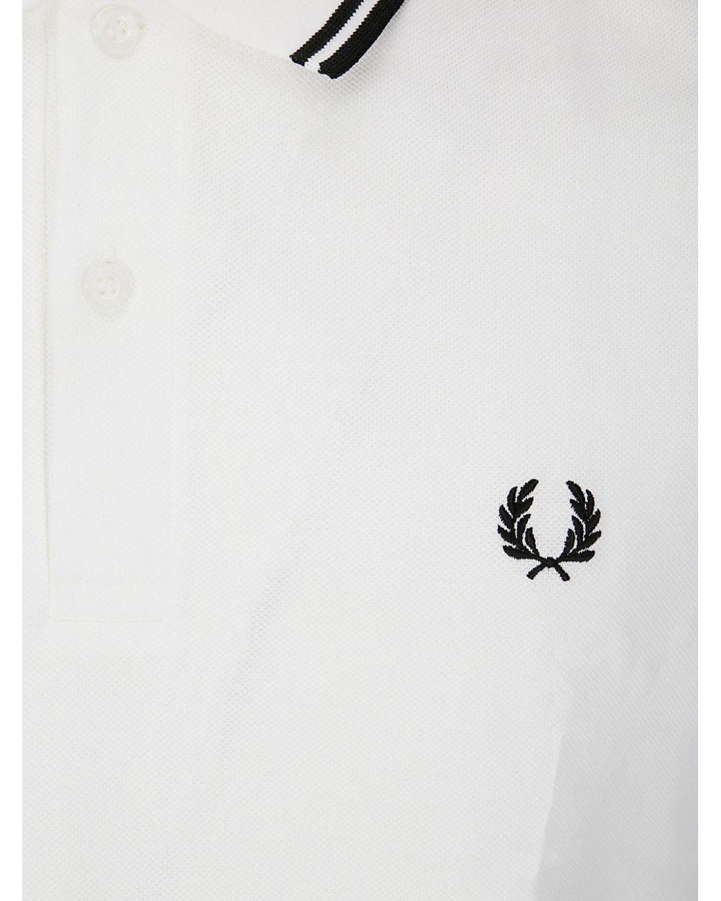 Comme des Garçons White Short-Sleeved Polo Shirt for men