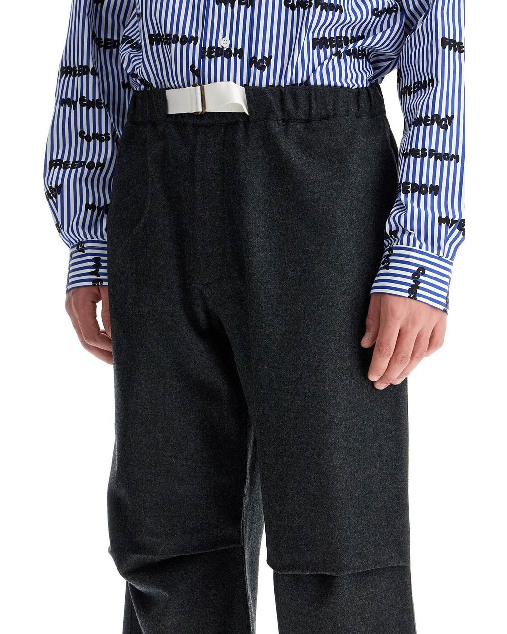 DARKPARK Black Jordan Relaxed Fit Pants for men