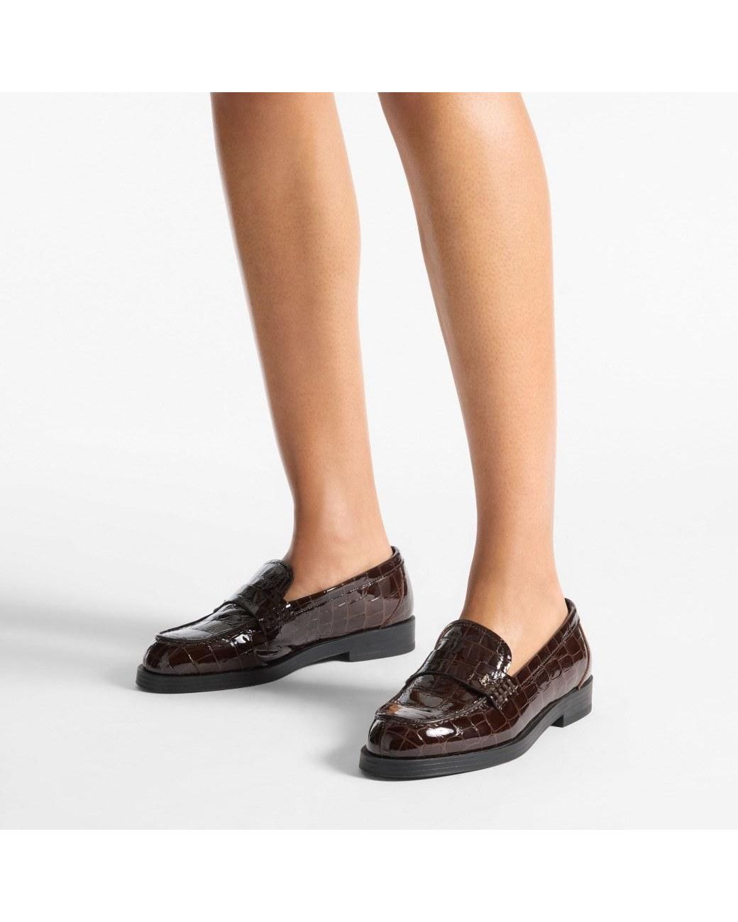 Jimmy Choo Brown Ivy Loafers