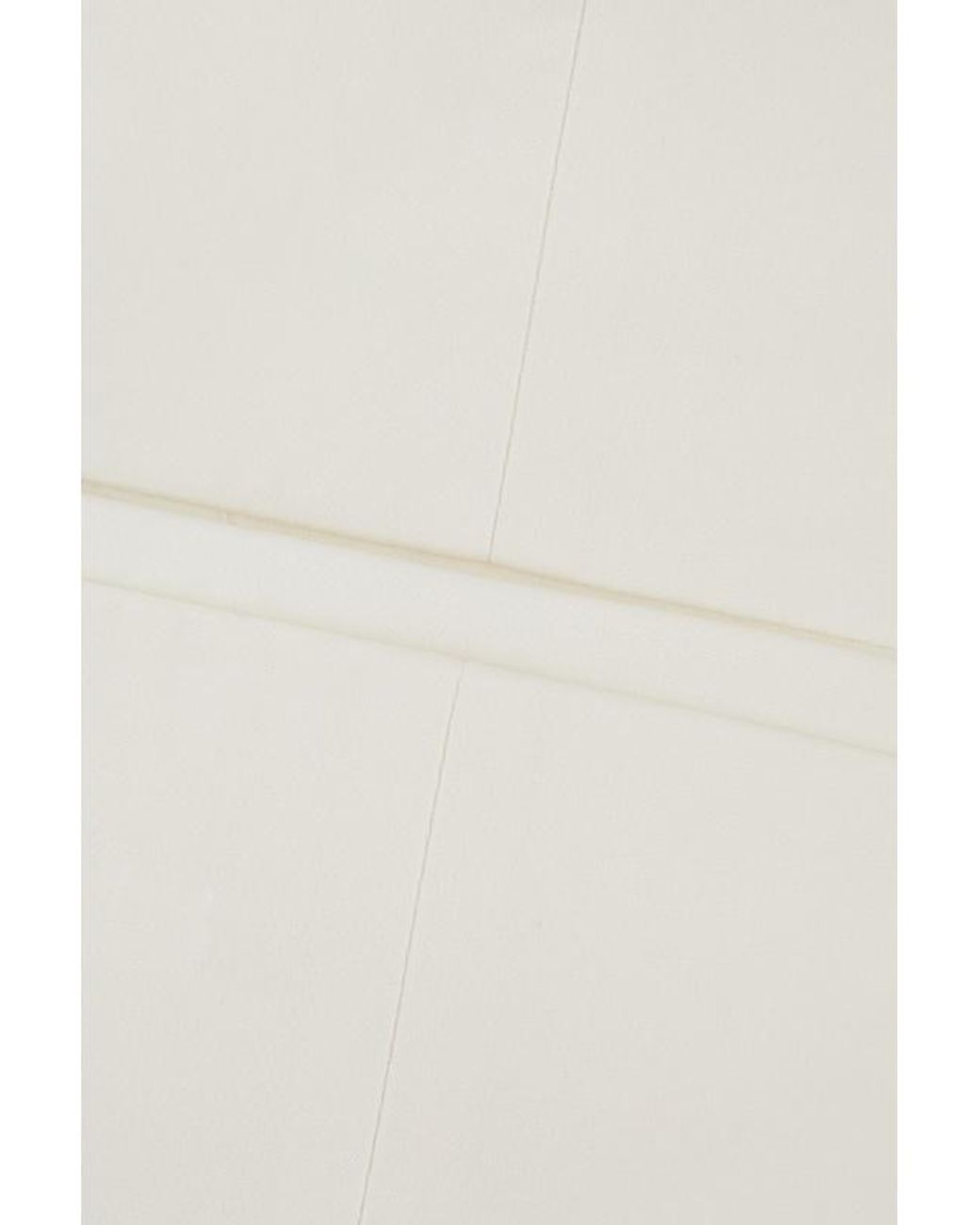 Sportmax White Abbono Pleat Detailed Straight Leg Trousers