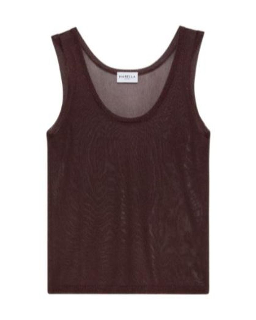 Marella Red Viscose And Lurex Top