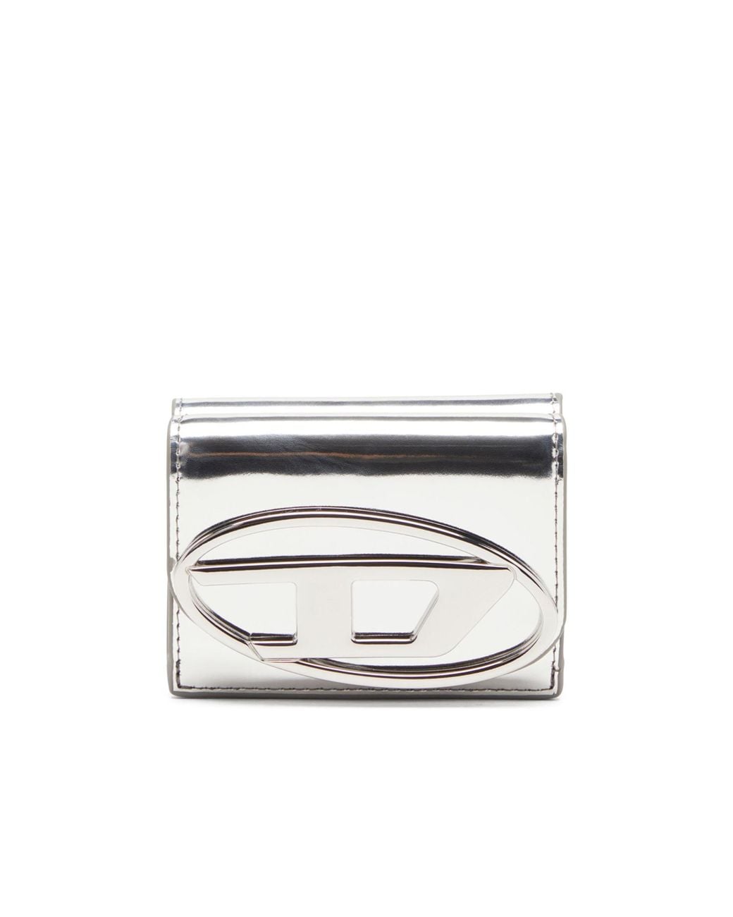 DIESEL White 1Dr Tri-Fold Wallet