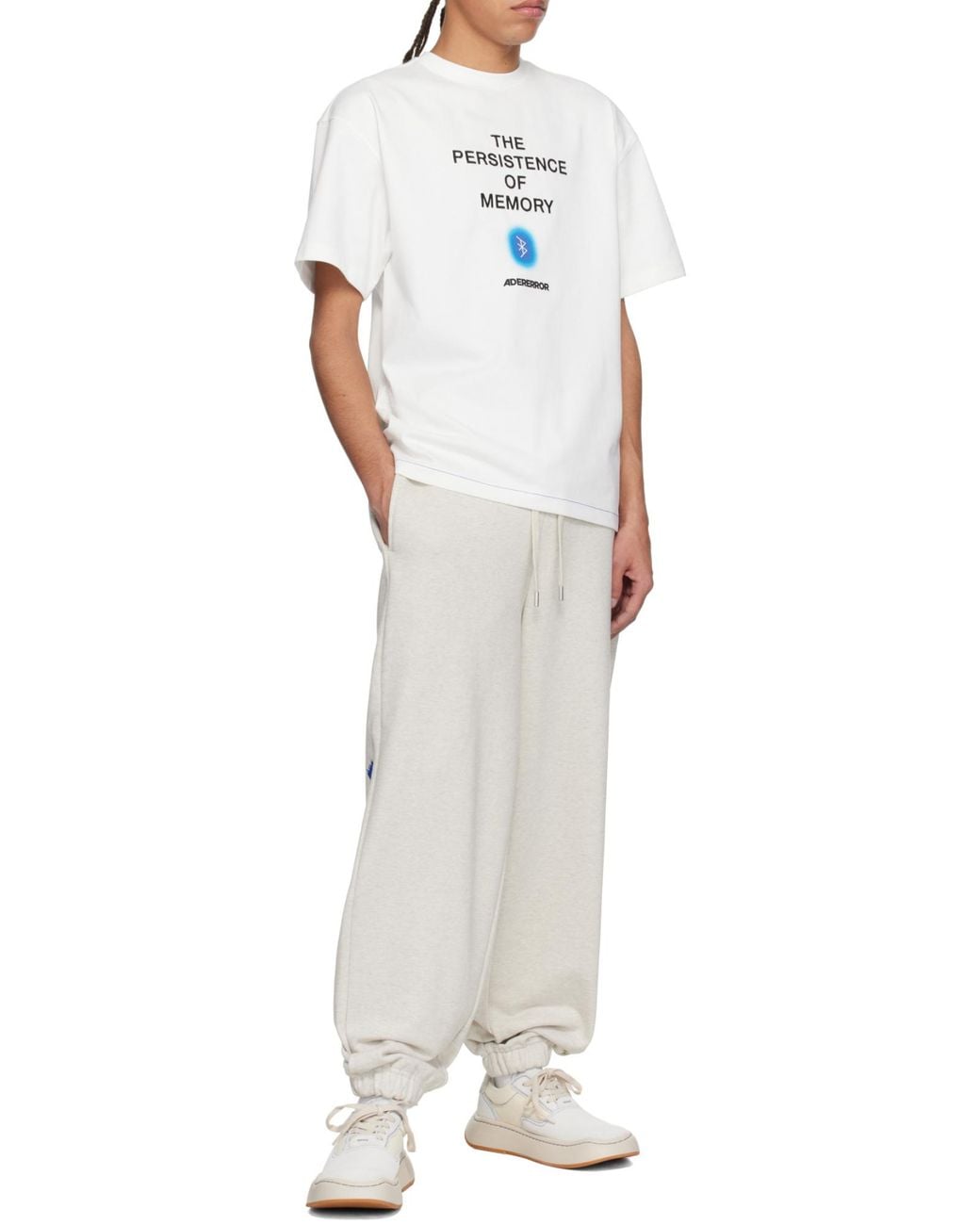 Adererror White Short-Sleeved T-Shirt for men
