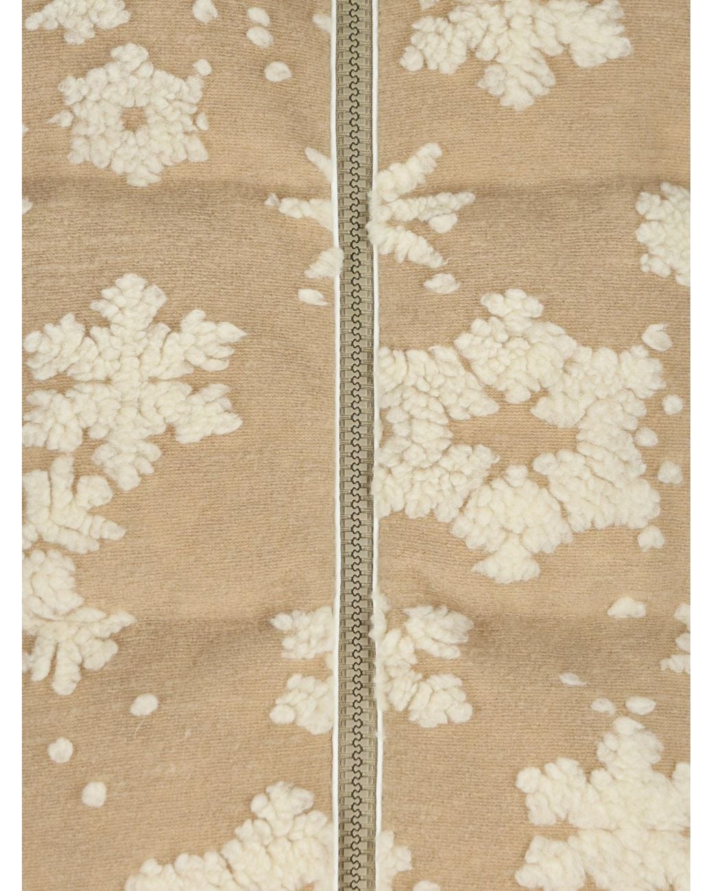 Herno Natural Snowflake Jacquard Jacket