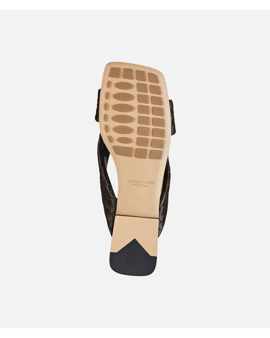 Bottega Veneta Brown 'Riva' Slides