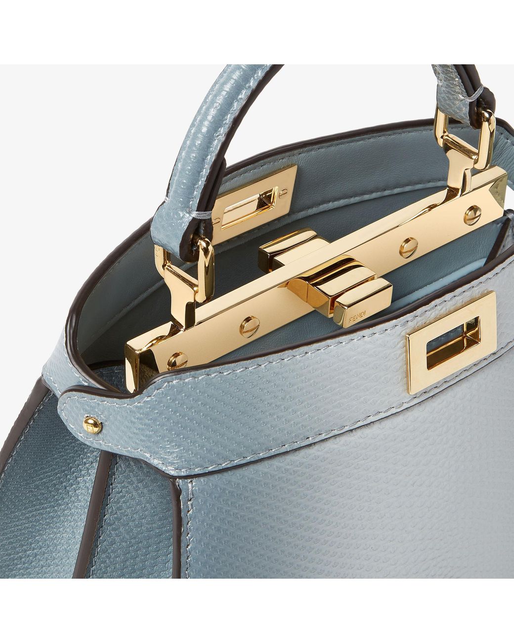 Fendi Blue Pearl Gradient-Effect Karung Bag