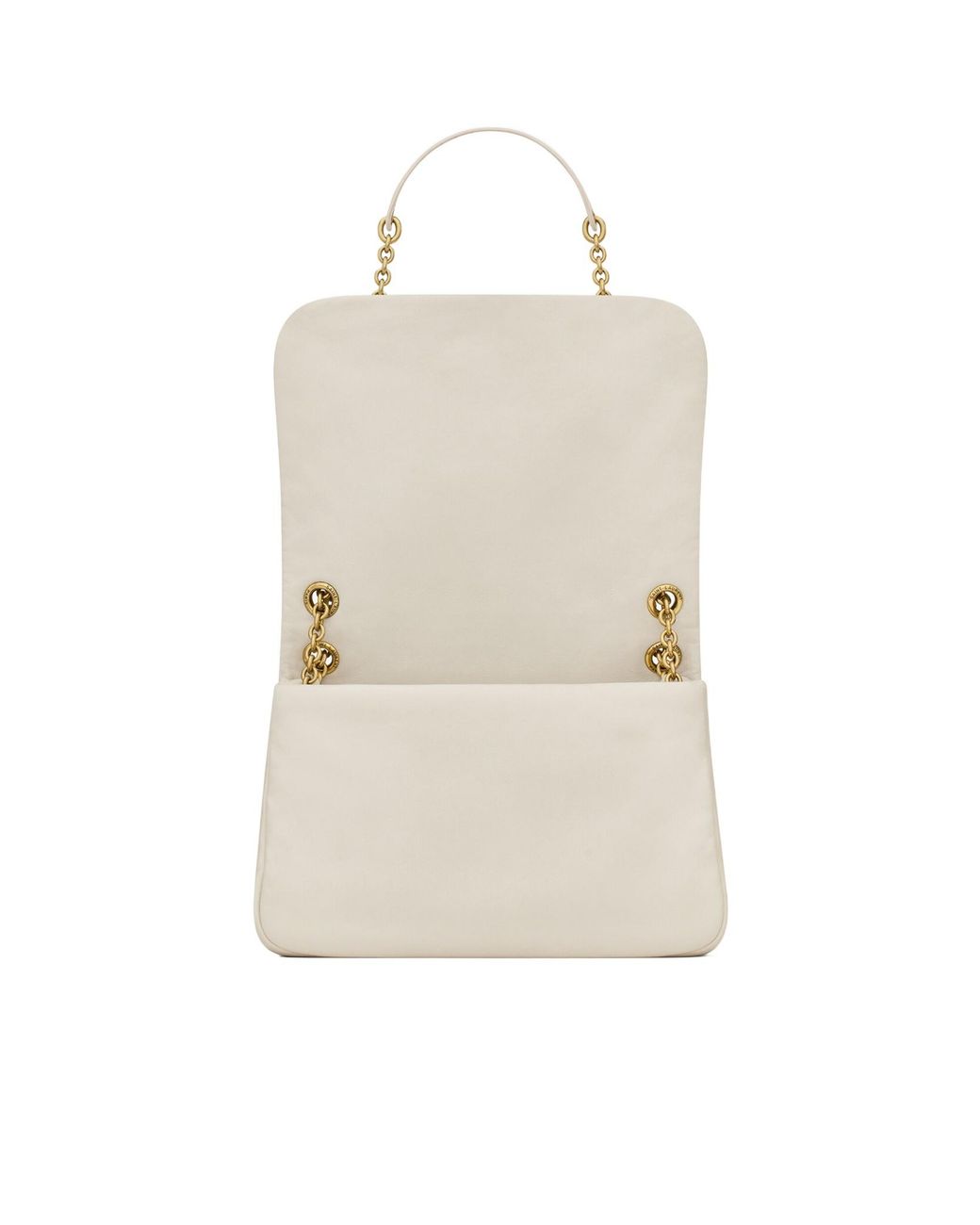 Saint Laurent White Jamie 4.3 Logo Plaque Shoulder Bag