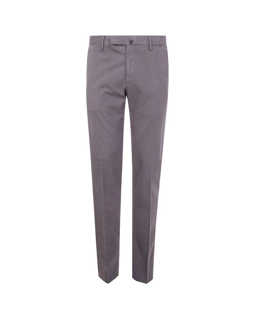 Incotex Gray Cotton Trousers for men