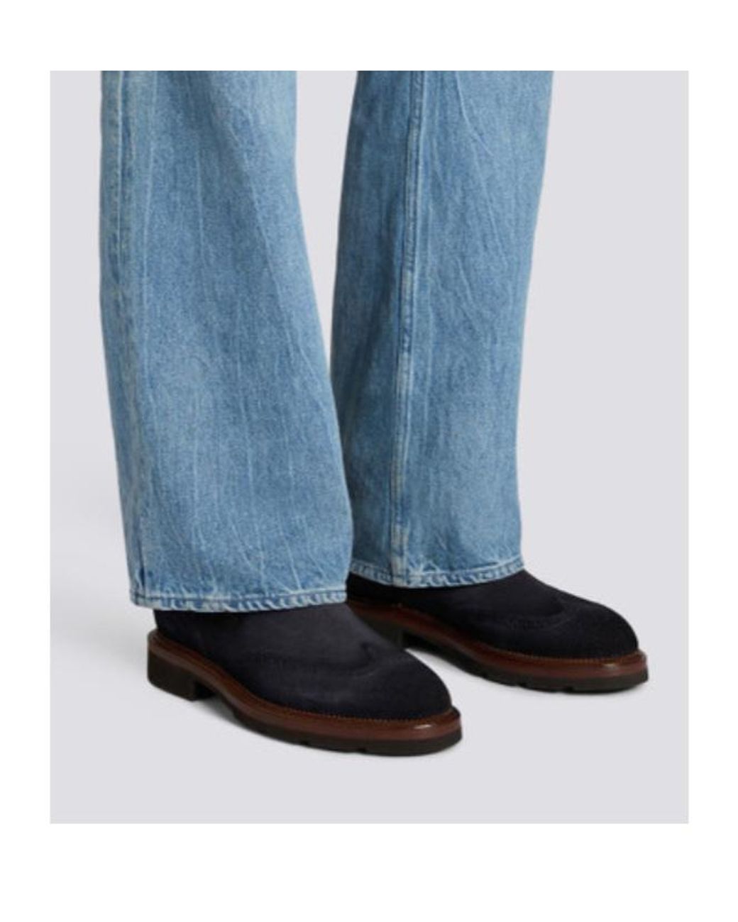 Santoni Blue Kalama Ankle Boots for men