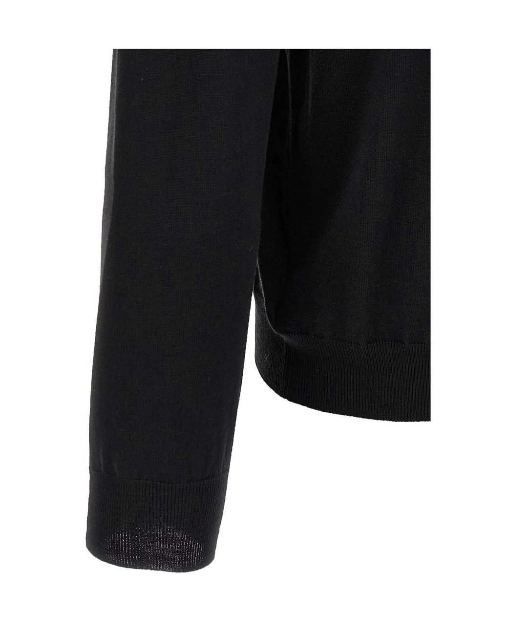 Zanone Black Turtleneck Jumper for men