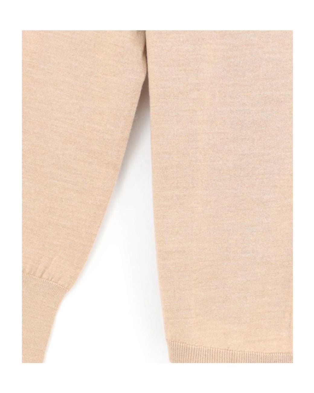 Aspesi White V-Neck Knitted Sweater