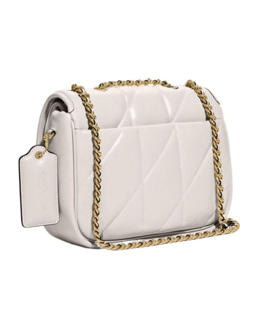 COACH Natural Pillow Madison Quilted Shoulder Bag