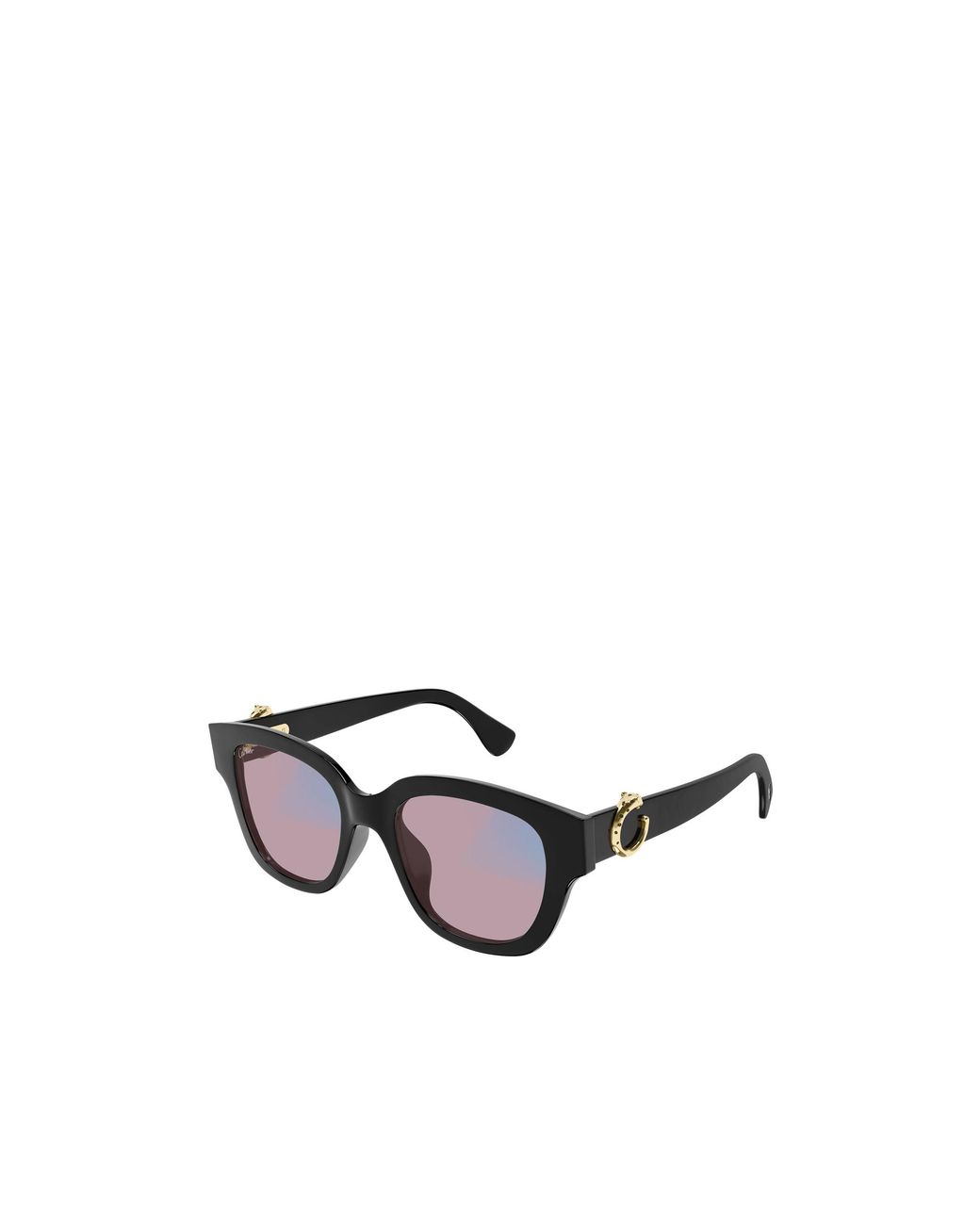 Cartier White Square Frame Sunglasses
