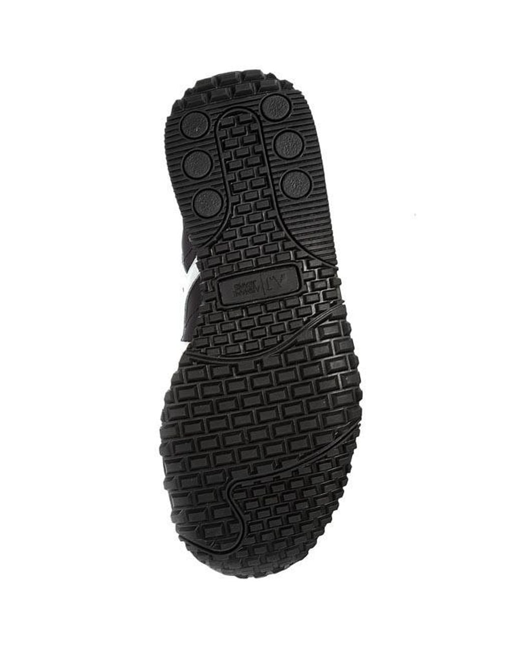 Armani Jeans Black Logo Details Casual Sneakers for men