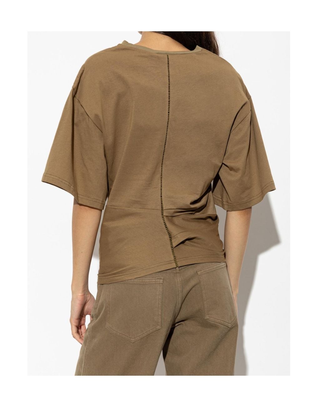 Christopher Esber Natural Draped Top