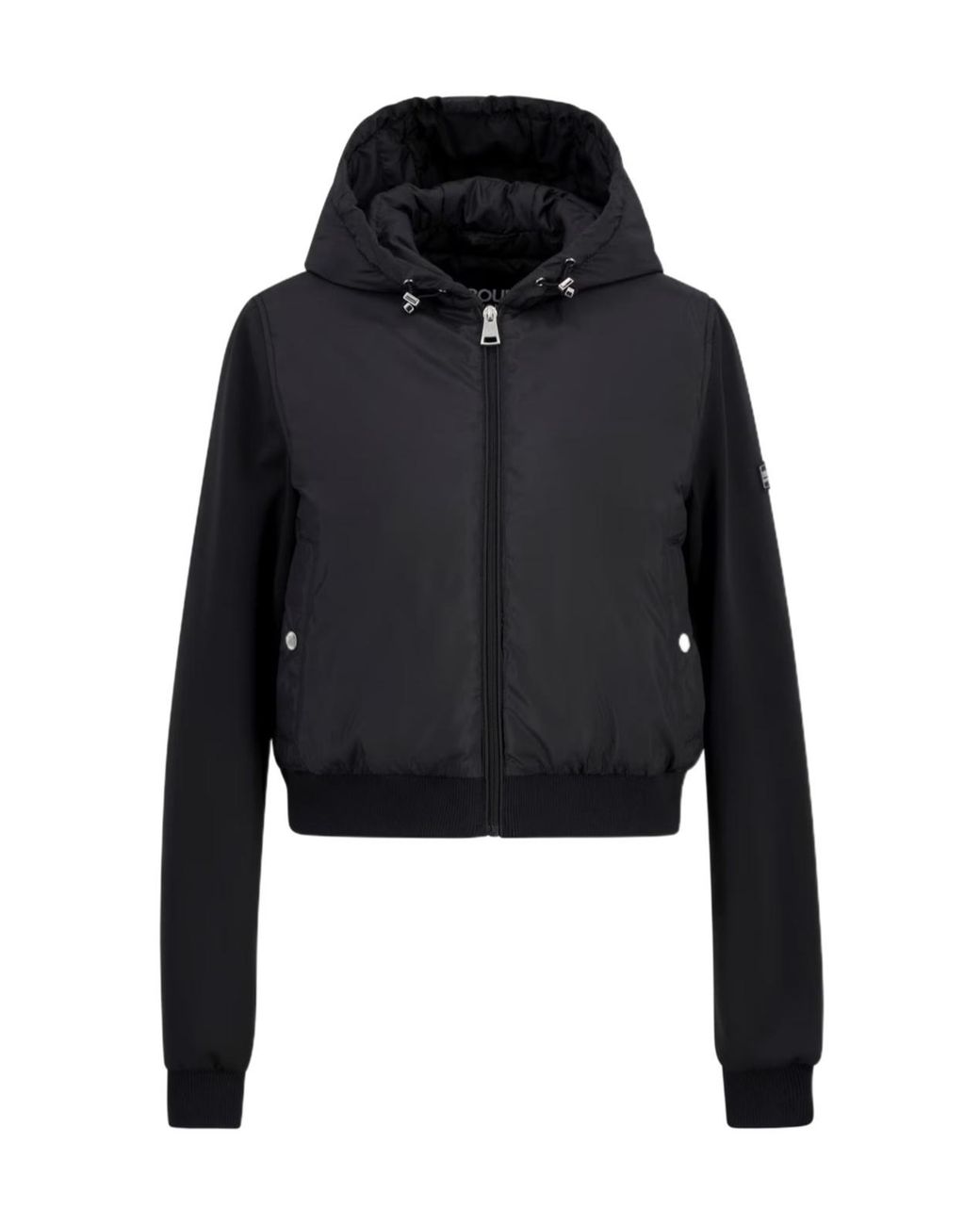 Barbour Black Equinox Quilted Sweatshirt