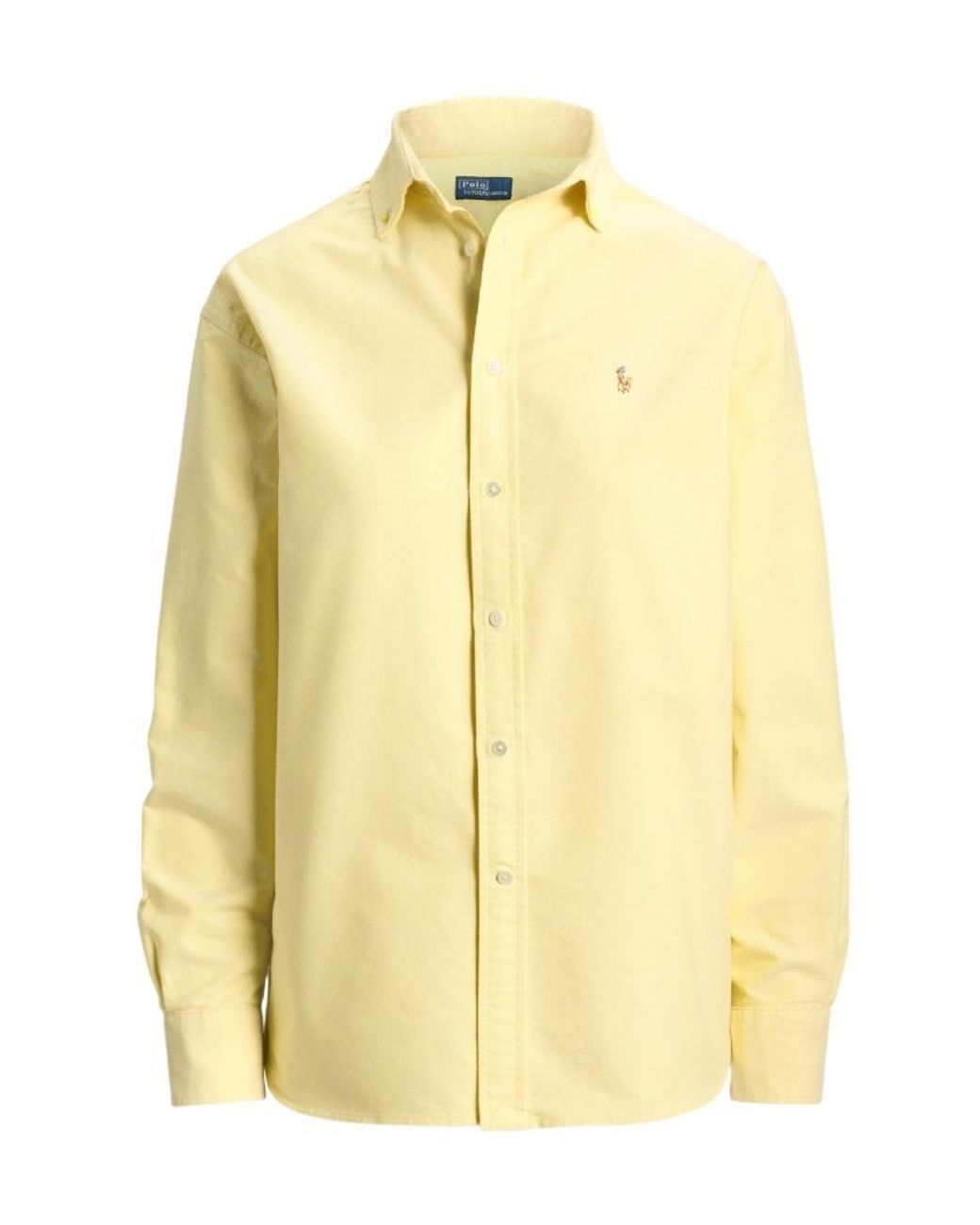 Polo Ralph Lauren Yellow Polo Pony-Embroidered Shirt