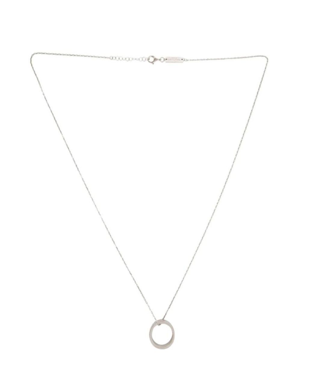 Maison Margiela White Numerical Ring-Detail Necklace for men