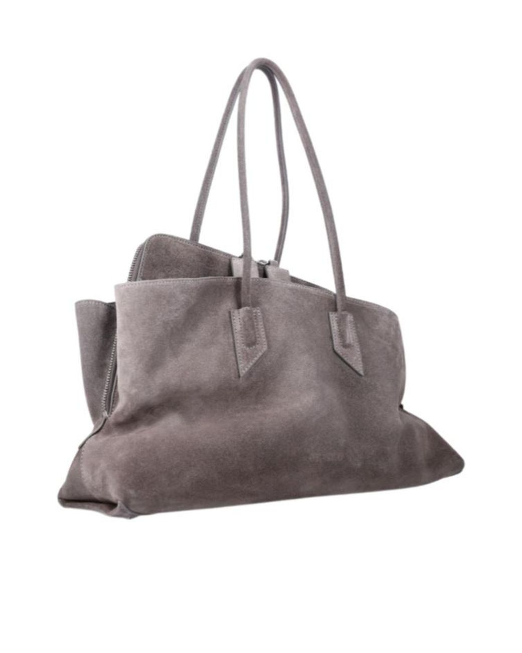 The Attico Gray The La Passeggiata Medium Tote Bag
