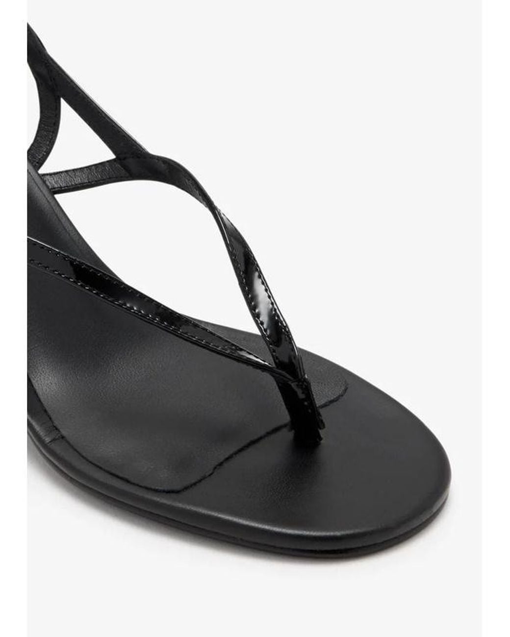GIMAGUAS Black Sandal Wedges