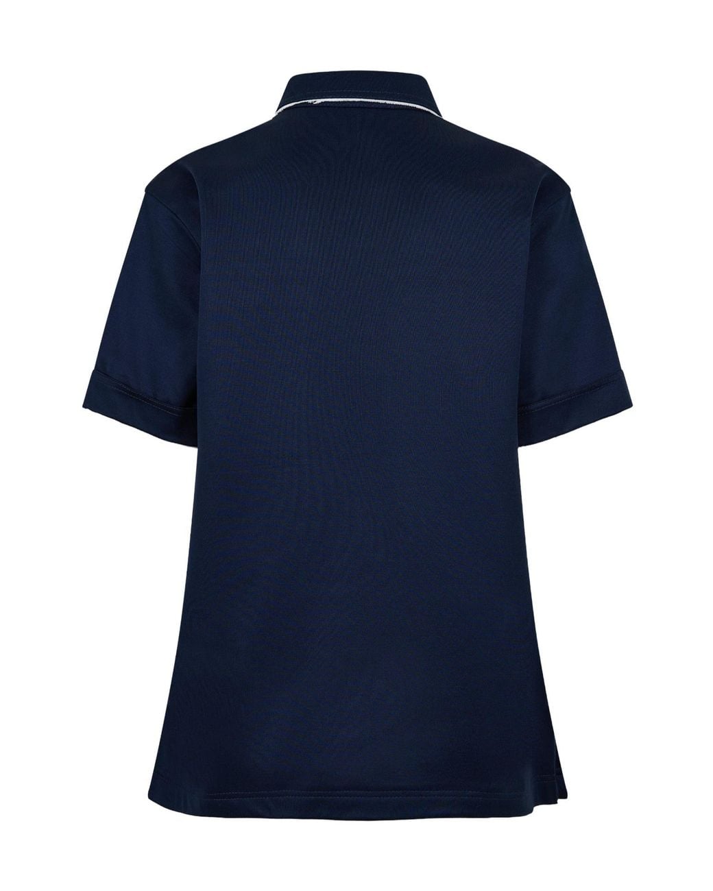 Prada Blue Short-Sleeved Polo Shirt