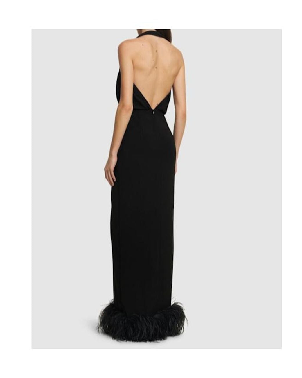 16Arlington Black Backless Dress
