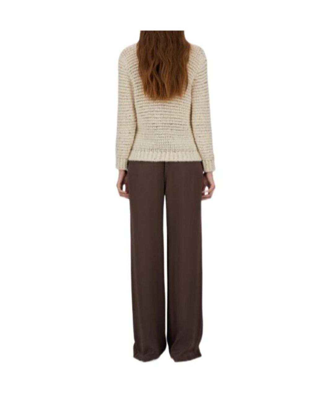 Herno White Resort Textured Knitted Jumper